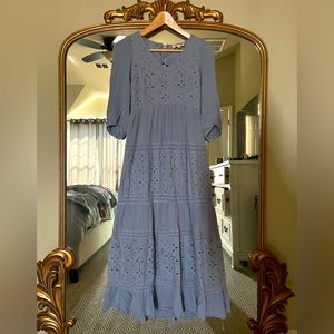 Eyelet Maxi Dress